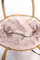 画像3: axes femme / ペーパー×レースかごバッグ  茶 Y-26-05-01-029-AX-BG-SZ-ZY (3)