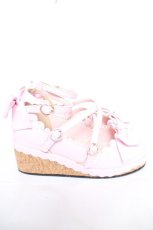 画像4: Angelic Pretty / Girlyコルク底シューズ M ピンク Y-26-05-01-035-AP-SH-SZ-ZY (4)
