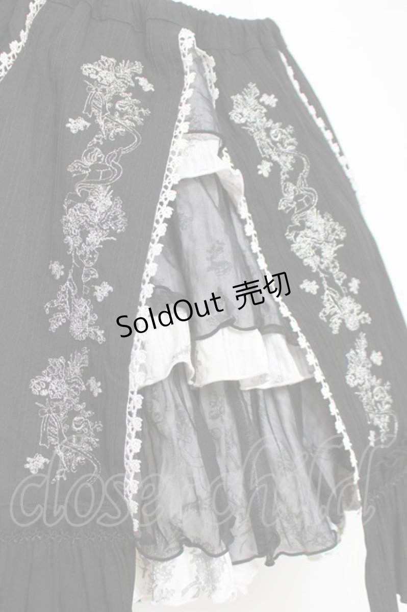画像5: FRILL / 天使のレイヤードスカート  黒 Y-26-05-02-025-HN-SK-SZ-ZY (5)