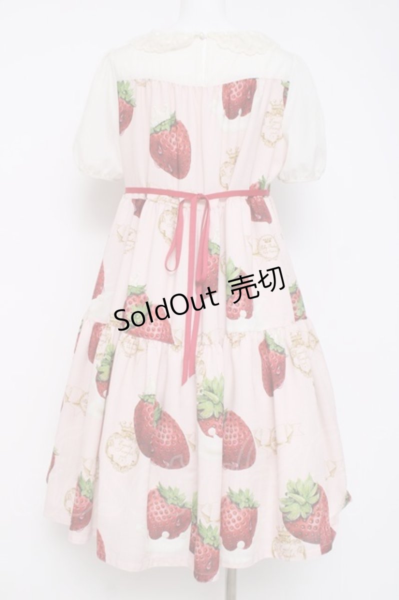 画像3: Emily Temple cute / Creamy Strawberryティアードワンピース  ピンク Y-26-05-02-037-ET-OP-SZ-ZS (3)