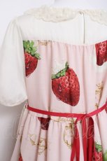 画像4: Emily Temple cute / Creamy Strawberryティアードワンピース  ピンク Y-26-05-02-037-ET-OP-SZ-ZY (4)