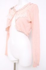 画像2: Emily Temple cute / ラッピングリボンボレロ  ピンク Y-26-05-02-001-ET-TO-SZ-ZY (2)