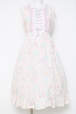 画像1: Nile Perch / TOYS フリルワンピース  ピンク Y-26-05-02-052-LO-OP-SZ-ZY (1)