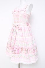 画像2: BABY,THE STARS SHINE BRIGHT / くみゃちゃんのシュガシュガアイシングクッキージャンパースカートI  ピンク Y-26-05-02-015-BA-OP-SZ-ZY (2)