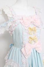 画像6: Angelic Pretty / ジェラートパーティフリルジャンパースカートSet  サックス Y-26-05-02-017-AP-OP-SZ-ZY (6)