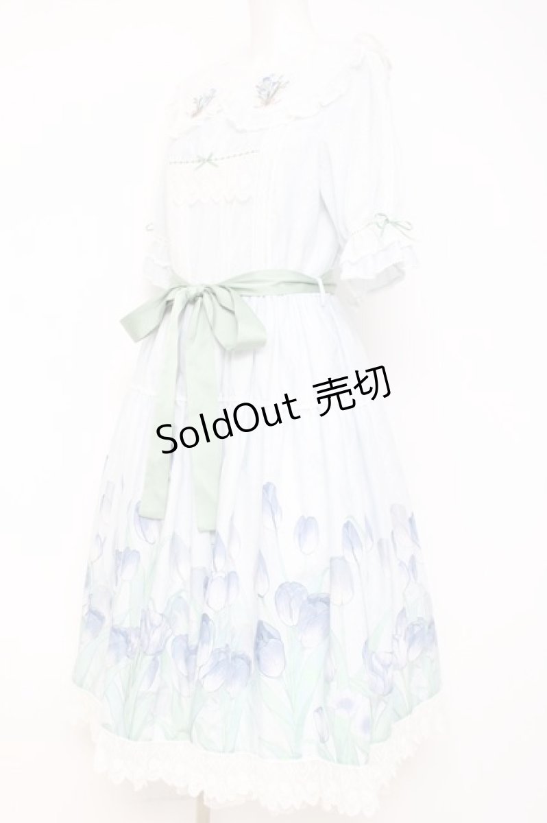 画像2: Nyanya / OSTARA'S TULIP ワンピース XL ブルー Y-26-05-02-019-EL-OP-SZ-ZY (2)