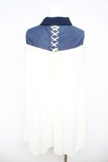 画像2: axes femme / ヨーク刺繍イレヘムチュニック  生成り Y-26-05-04-035-AX-TO-SZ-ZY (2)