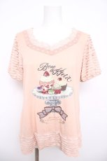画像1: axes femme / カップケーキプリントチュニック  ピンク Y-26-05-04-047-AX-TO-IG-ZY (1)