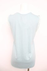 画像2: axes femme / 袖ボータイノースリプルオーバー サックス  Y-26-05-04-053-AX-TO-IG-ZY (2)