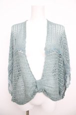 画像1: axes femme / バックレースアップカーデ  グリーン Y-26-05-04-054-AX-TO-OW-ZY (1)
