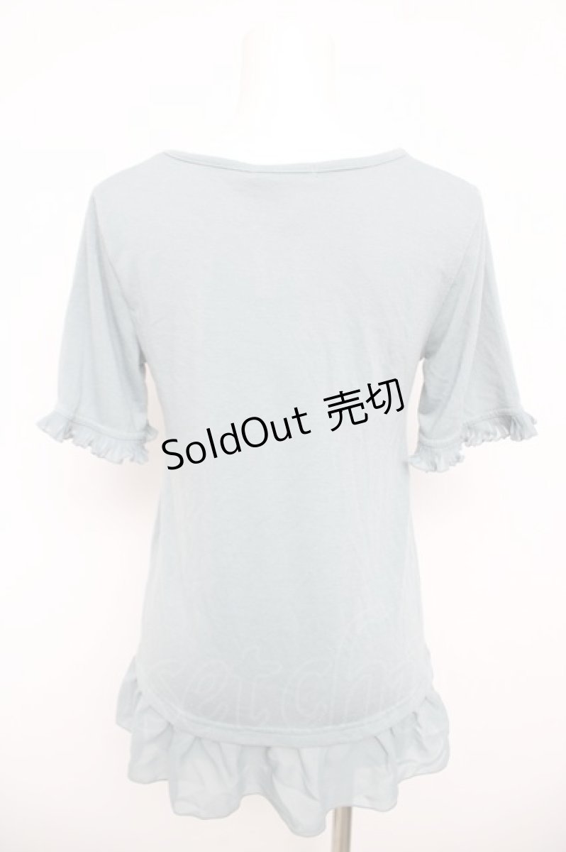 画像2: axes femme / フラワーレースTシャツ M グリーン Y-26-05-04-056-AX-TO-OW-ZY (2)