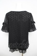 画像2: axes femme / カットワークレースプルオーバー M クロ Y-26-05-04-061-AX-TO-OW-ZY (2)