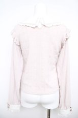 画像2: NOEMIE / ヨークデザインニットソー  ピンク Y-26-05-04-078-LO-TO-SZ-ZY (2)