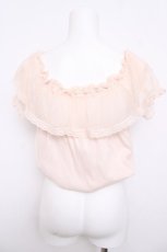 画像2: LIZ LISA / マーガレットモチーフチュールトップス  ピンク Y-26-05-04-086-LO-TO-IG-ZY (2)