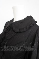 画像3: metamorphose / CL/フロントフリルブラウス  黒 Y-26-05-04-106-ME-BL-SZ-ZY (3)