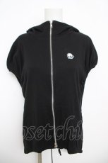 画像1: PEACE NOW / 半袖パーカー M 黒 Y-26-05-04-114-PU-TO-SZ-ZY (1)