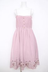 画像1: axes femme POETIQUE / カラー刺繍入り2wayスカート  ピンク Y-26-05-04-120-AX-SK-SZ-ZY (1)