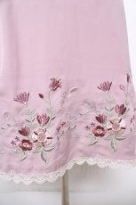 画像3: axes femme POETIQUE / カラー刺繍入り2wayスカート  ピンク Y-26-05-04-120-AX-SK-SZ-ZY (3)