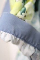 画像5: axes femme / レモン×タイル柄セーラーワンピース F ブルー Y-26-05-04-127-AX-OP-OW-ZY (5)