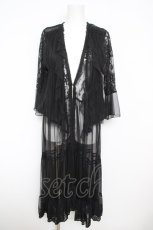画像1: axes femme / レイヤード風レースガウン M クロ Y-26-05-04-132-AX-TO-OW-ZY (1)