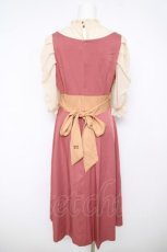 画像2: Maison de FLEUR Petite Robe canone / コトコト聴こえるワンピース M ピンク Y-26-05-04-154-LO-OP-OW-ZY (2)