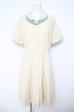 画像1: Fi.n.t / スカラップダブル衿シャツワンピース F アイボリー Y-26-05-04-155-CA-OP-OW-ZY (1)