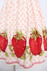 画像4: Emily Temple cute / ドット&いちごワンピース  オフ×ピンク Y-26-05-04-165-ET-OP-SZ-ZY (4)