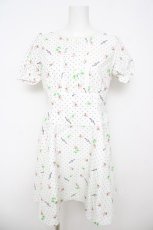画像1: RoseMarie seoir / ストロベリーコルセットワンピースドレス  オフシロ Y-26-05-04-168-LO-OP-SZ-ZY (1)