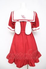 画像2: Dear My Love / マイメロディ学園ワンピース M 赤 Y-26-05-04-171-LO-OP-SZ-ZY (2)