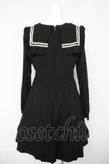 画像2: E hyphen world gallery / セーラーワンピース F 黒 Y-26-05-04-172-LO-OP-SZ-ZY (2)