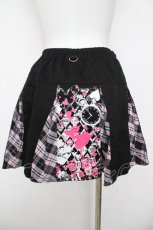 画像2: PUTUMAYO / クラウンptプリーツフラップ付きスカート  黒ピンク Y-26-05-04-196-PT-SK-SZ-ZY (2)