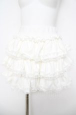 画像1: lilLilly / フリルショートパンツ  白 Y-26-05-04-199-LO-PA-SZ-ZY (1)
