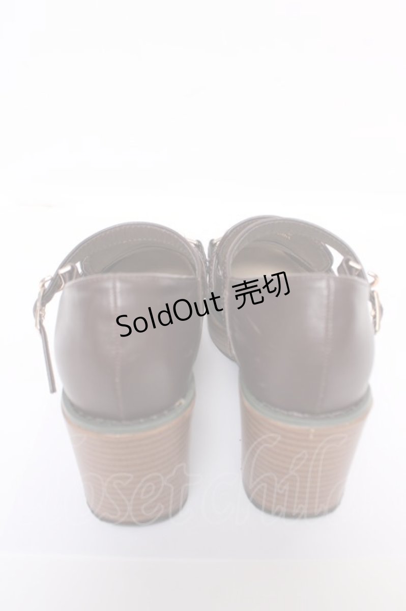画像3: axes femme POETIQUE / 厚底パンプス S 茶 Y-26-05-04-025-AX-SH-SZ-ZY (3)
