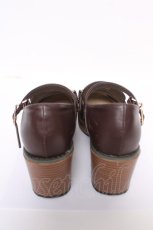 画像3: axes femme POETIQUE / 厚底パンプス S 茶 Y-26-05-04-025-AX-SH-SZ-ZY (3)