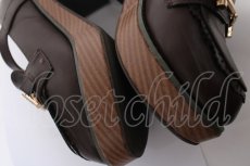 画像5: axes femme POETIQUE / 厚底パンプス S 茶 Y-26-05-04-025-AX-SH-SZ-ZY (5)