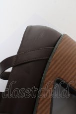 画像6: axes femme POETIQUE / 厚底パンプス S 茶 Y-26-05-04-025-AX-SH-SZ-ZY (6)