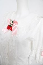 画像3: BABY,THE STARS SHINE BRIGHT / ゆらゆらいちごのHappy Berry Presentブラウス  シロ Y-26-05-05-038-BA-BL-IG-ZY (3)