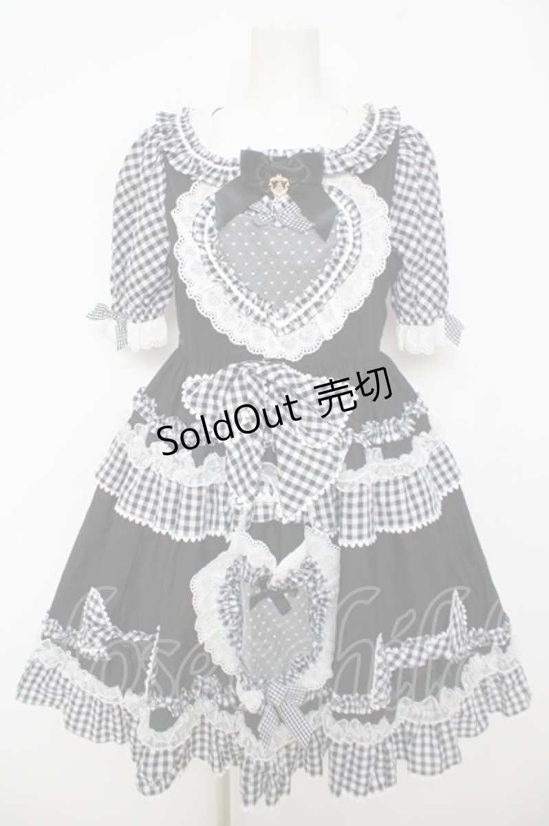 画像1: BABY,THE STARS SHINE BRIGHT / Sweet My Secret Heartワンピース  黒 Y-26-05-05-046-BA-OP-SZ-ZY (1)