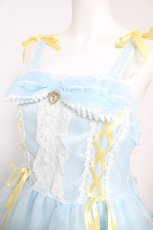 画像3: BABY,THE STARS SHINE BRIGHT / Eternal Ribbon Featheryジャンパースカート  サックス Y-26-05-05-047-BA-OP-SZ-ZY (3)