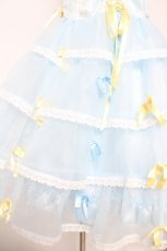 画像4: BABY,THE STARS SHINE BRIGHT / Eternal Ribbon Featheryジャンパースカート  サックス Y-26-05-05-047-BA-OP-SZ-ZY (4)