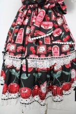 画像6: Angelic Pretty / Cherry Jam Labelワンピース  黒 Y-26-05-05-048-AP-OP-SZ-ZY (6)