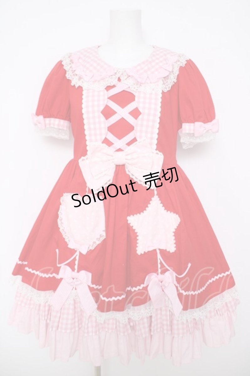 画像1: Angelic Pretty / 夢見るFantasic Balloonワンピース  赤 Y-26-05-05-049-AP-OP-SZ-ZY (1)