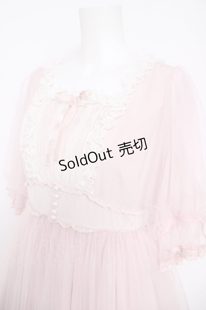 画像3: Angelic Pretty / Vintage Tulleワンピース  ピンク Y-26-05-05-050-AP-OP-SZ-ZY (3)
