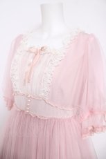 画像3: Angelic Pretty / Vintage Tulleワンピース  ピンク Y-26-05-05-050-AP-OP-SZ-ZY (3)
