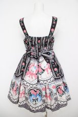 画像2: Angelic Pretty / Be My Valentineジャンパースカート  黒 Y-26-05-05-052-AP-OP-SZ-ZY (2)