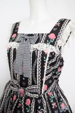 画像3: Angelic Pretty / Be My Valentineジャンパースカート  黒 Y-26-05-05-052-AP-OP-SZ-ZY (3)