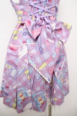 画像6: Angelic Pretty / Fancy Stationeryローウエストジャンパースカート  ラベンダー Y-26-05-05-053-AP-OP-IG-ZY (6)