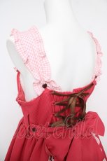 画像5: Angelic Pretty / Waffle Heartジャンパースカート  赤 Y-26-05-05-054-AP-OP-SZ-ZY (5)