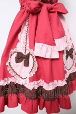 画像6: Angelic Pretty / Waffle Heartジャンパースカート  赤 Y-26-05-05-054-AP-OP-SZ-ZY (6)
