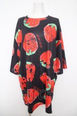 画像1: ACDC RAG / 毒苺半袖ストレッチヒージTシャツ  黒 Y-26-05-05-019-PU-TO-SZ-ZY (1)